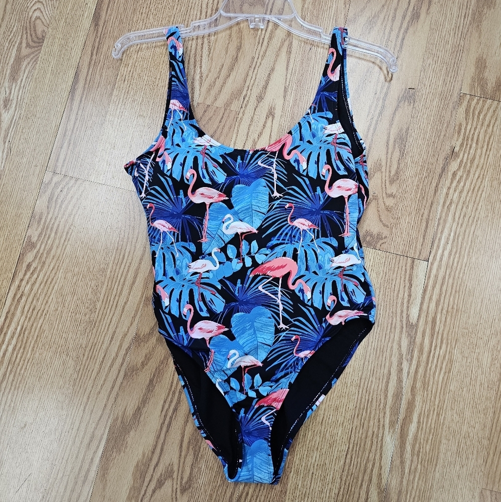 NWT Hot Coals Flamingo swimsuit